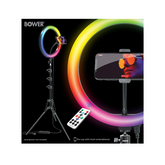 Bower 12-inch LED RGB Ring Light Studio Kit with Special Effects; Black