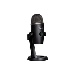 Blue Yeti Nano Premium USB Microphone for PC, Mac, Gaming, Recording, Streaming, Podcasting, Condenser Mic with Blue VO!CE Effects, Cardioid and Omni, No-Latency Monitoring - Blackout